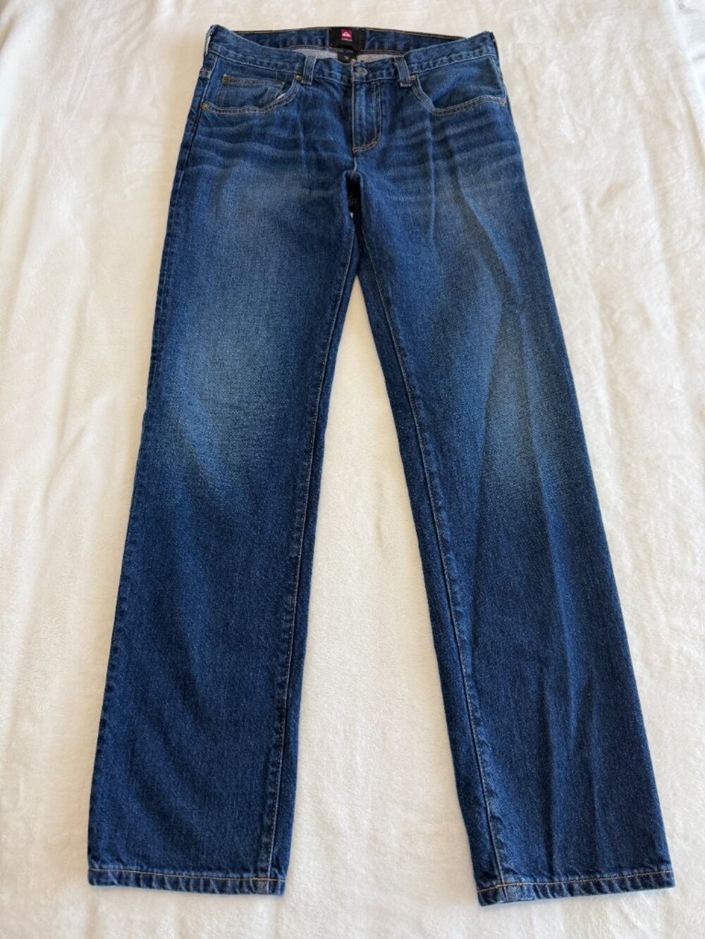 Quiksilver Straight Leg Jeans Women's Size 29 Medium Wash 100% Cotton